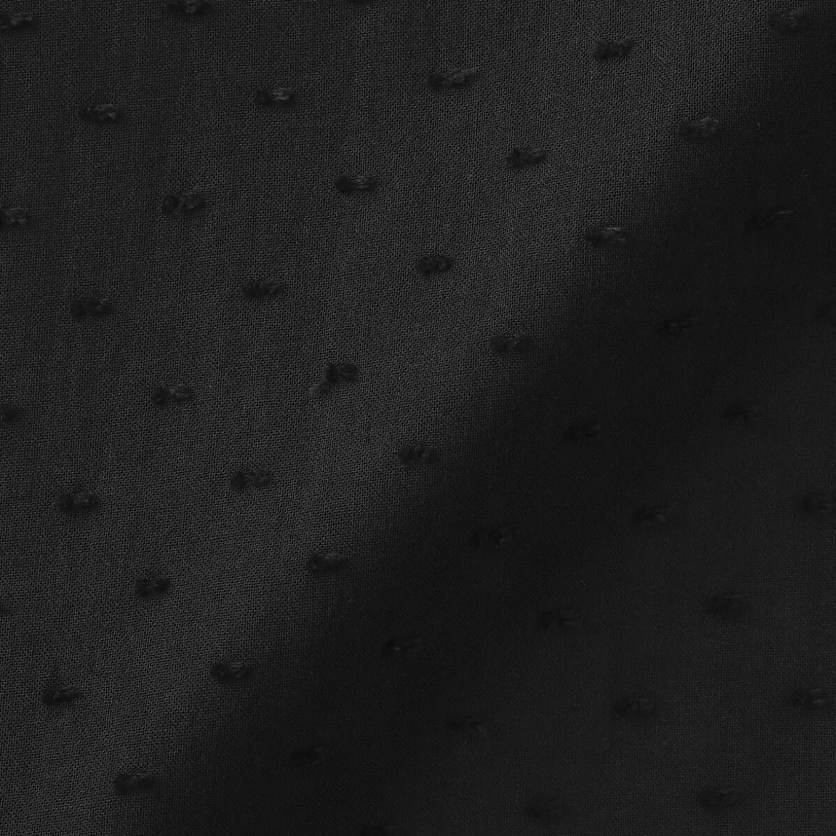 Top sans manches en double gaze à pois dobby pour femme