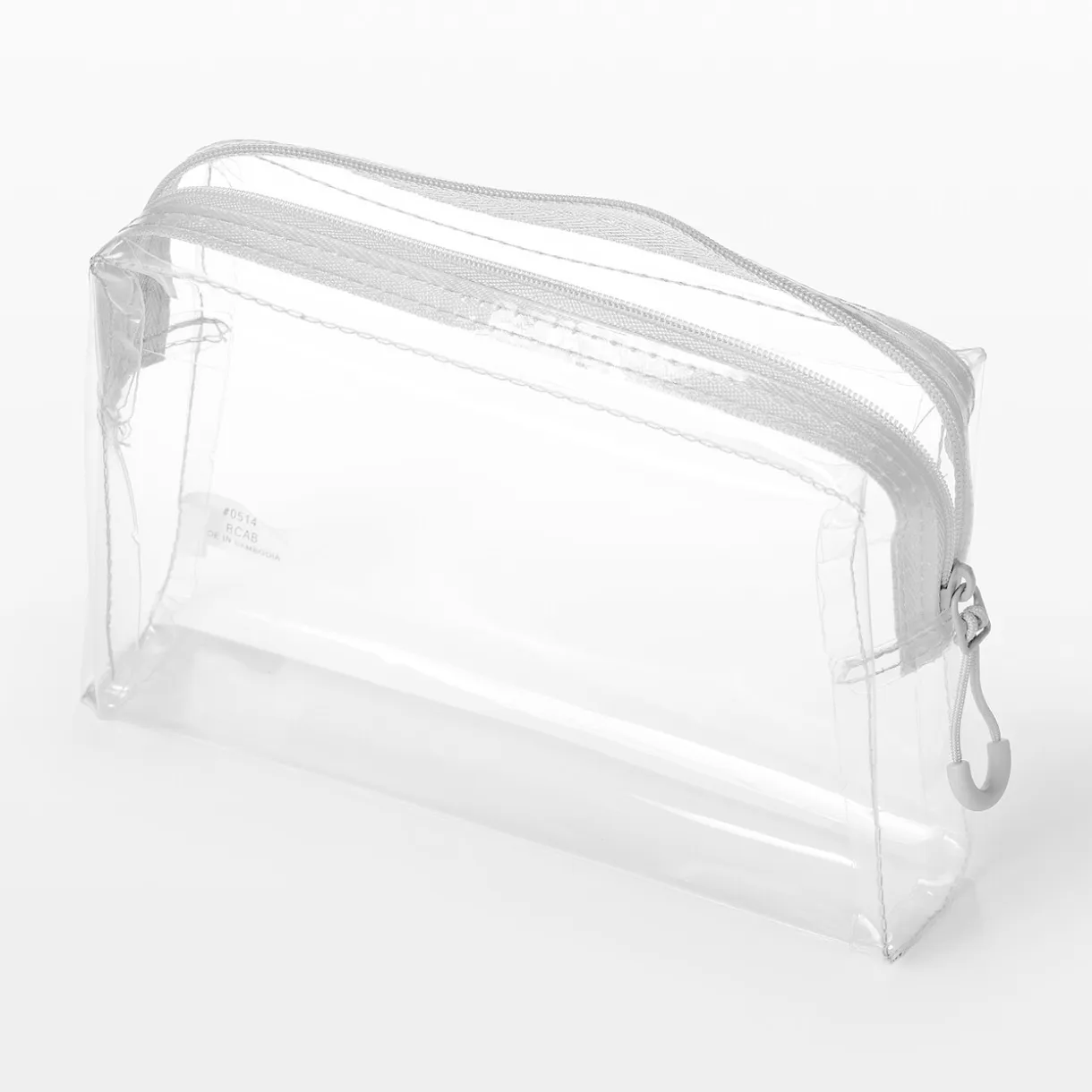 Trousse de toilette transparente ‐ Pochette de voyage 12 x 18,5 x 4 cm
