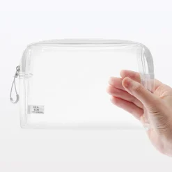 Trousse de toilette transparente ‐ Pochette de voyage 12 x 18,5 x 4 cm