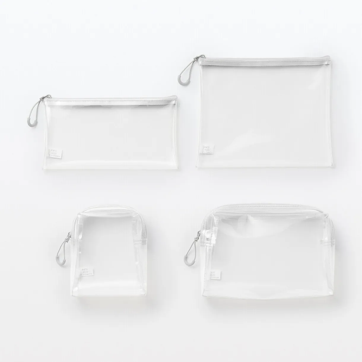 Trousse de toilette transparente ‐ Pochette de voyage 12 x 18,5 x 4 cm