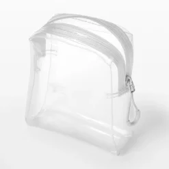 Trousse de toilette transparente ‐ Pochette de voyage 12 x 10 x 4 cm