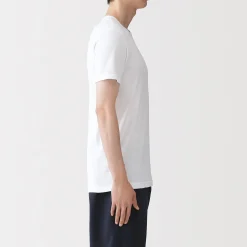 T‐shirt à col rond en coton respirant pour homme