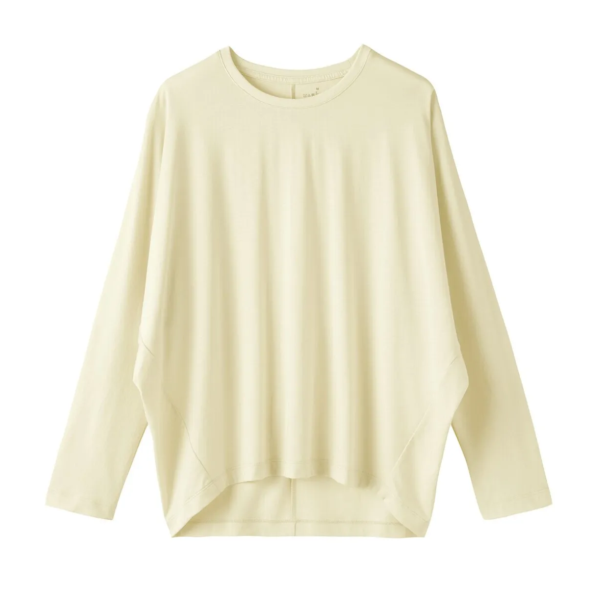 T-shirt à manches longues chauve-souris en jersey lyocell pour femme
