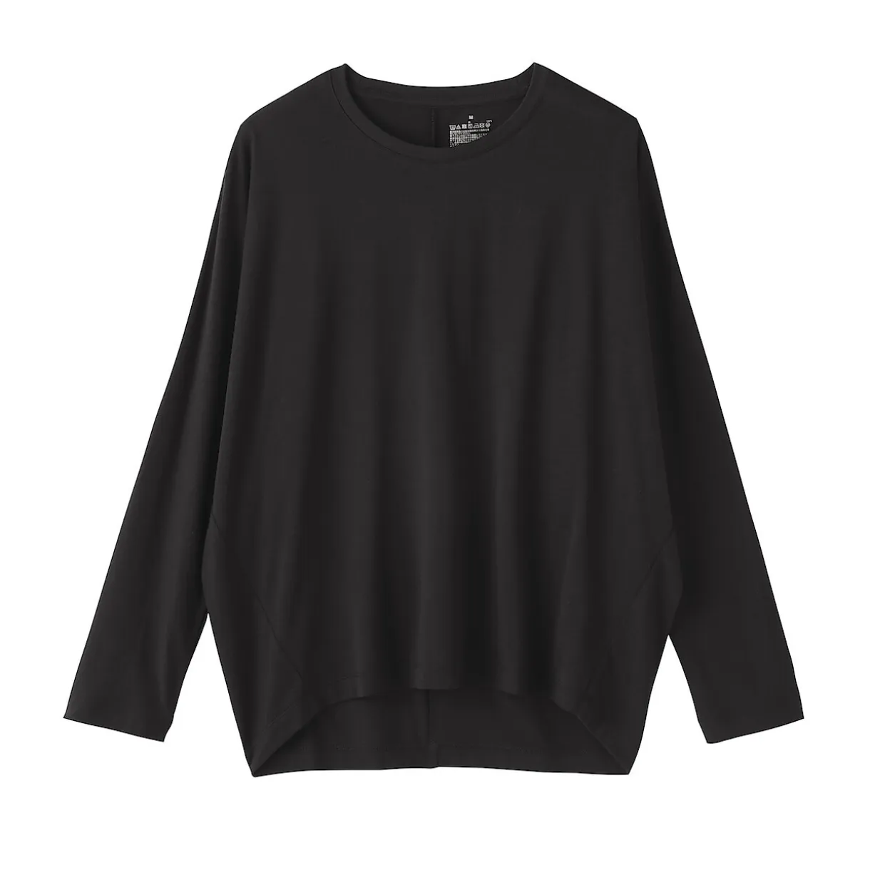 T-shirt à manches longues chauve-souris en jersey lyocell pour femme