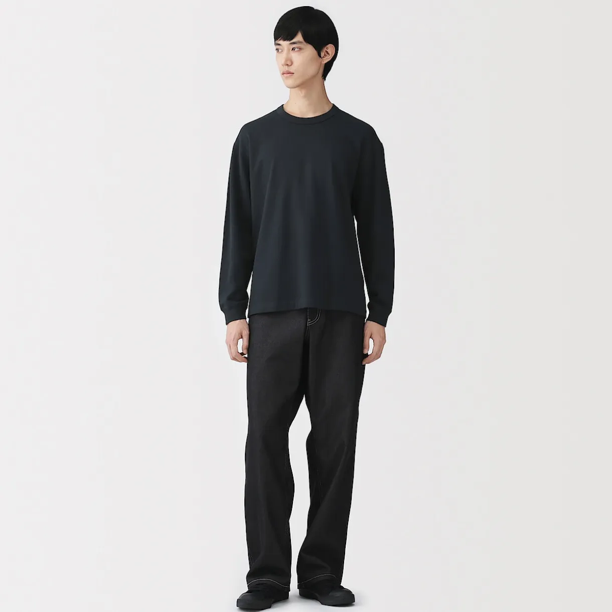 T‐shirt à manches longues en tricot traditionnel pour homme