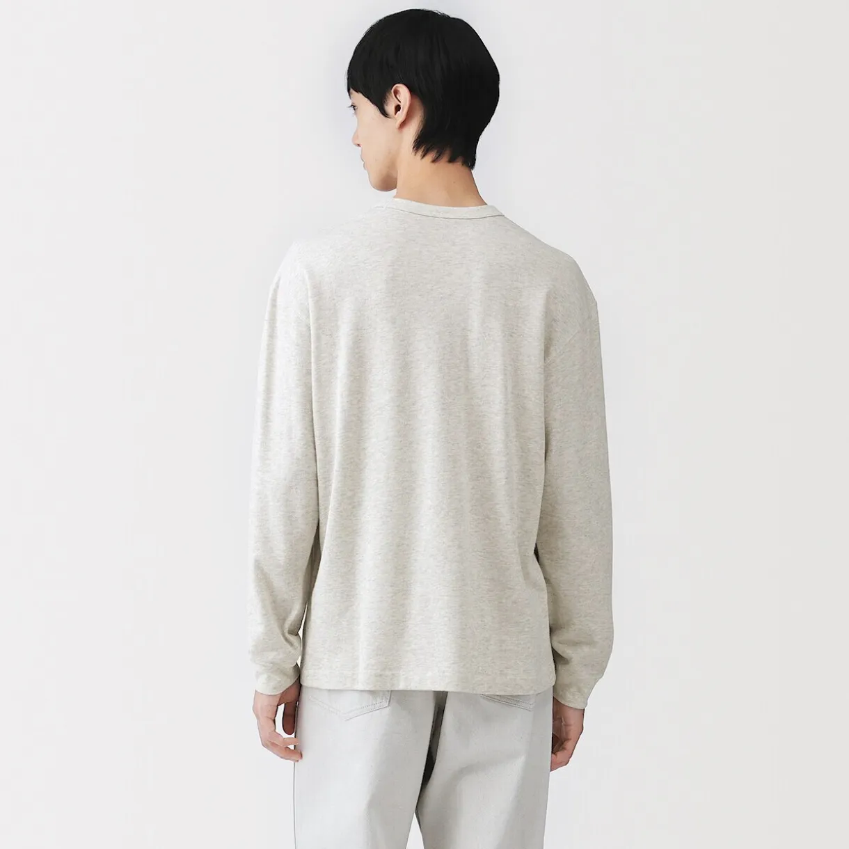 T‐shirt à manches longues en tricot traditionnel pour homme