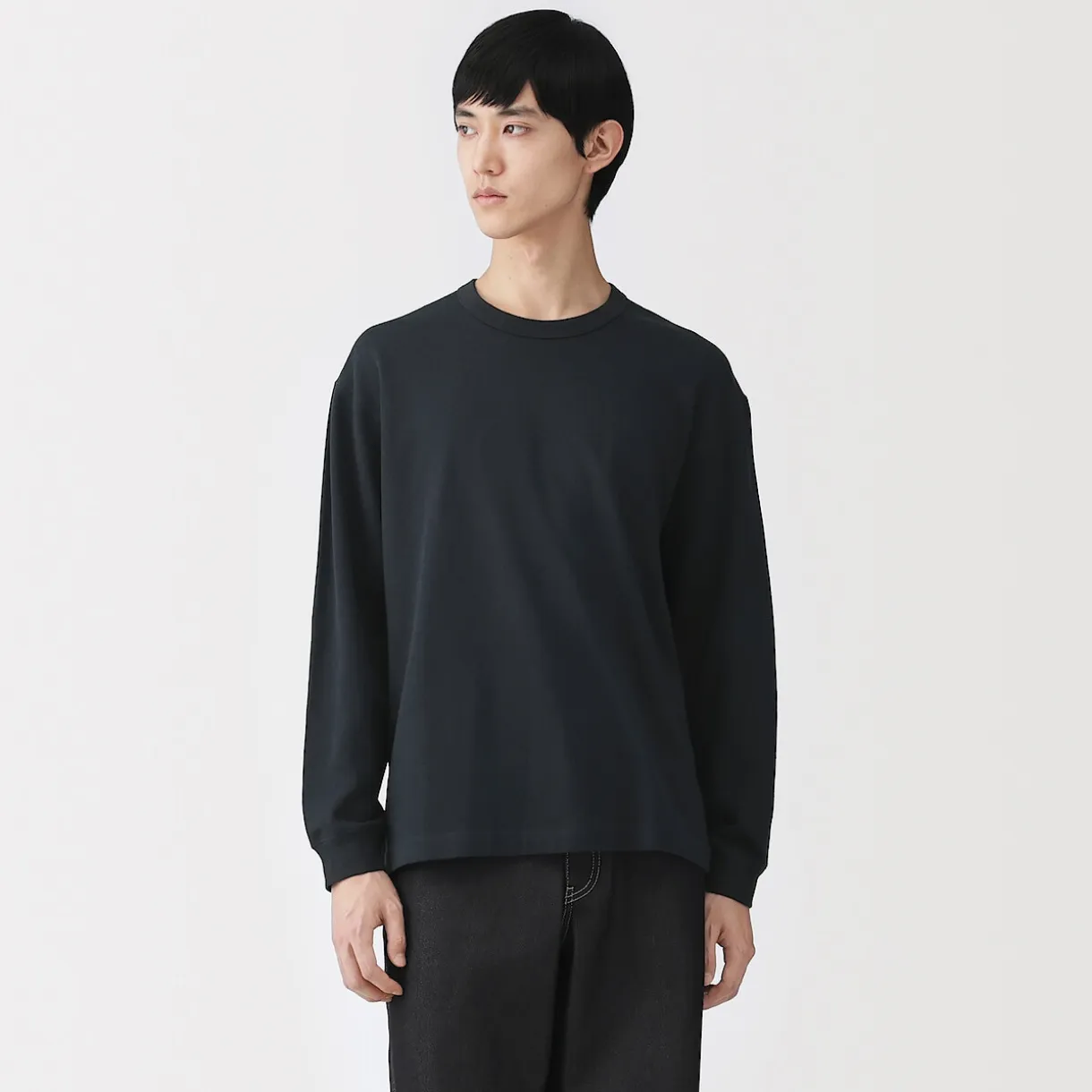 T‐shirt à manches longues en tricot traditionnel pour homme