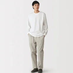 T‐shirt à manches longues en coton épais pour homme
