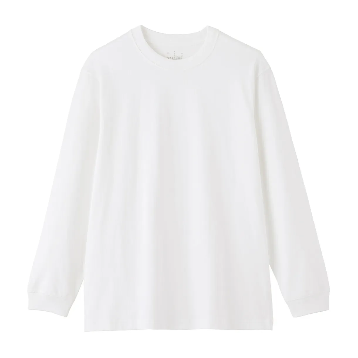 T‐shirt à manches longues en coton épais pour homme