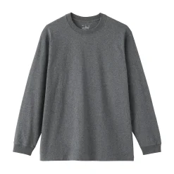 T‐shirt à manches longues en coton épais pour homme