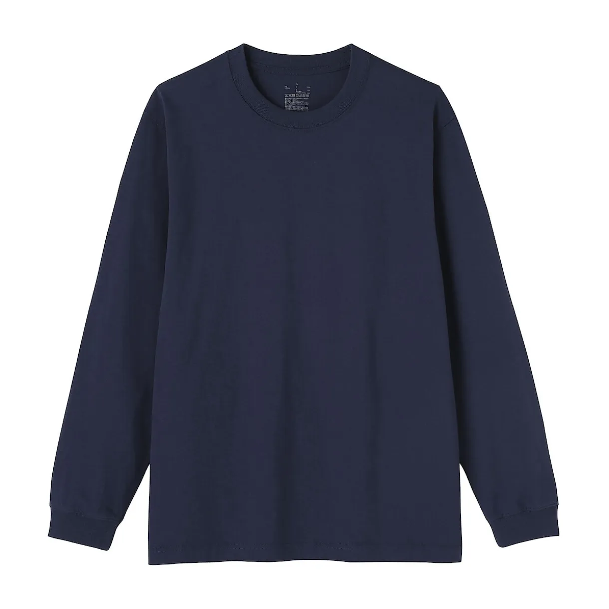 T‐shirt à manches longues en coton épais pour homme