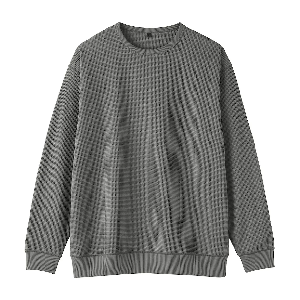 T‐shirt à manches longues gaufré Quick Dry pour homme