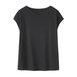 T‐shirt en jersey à manches cap pour femme