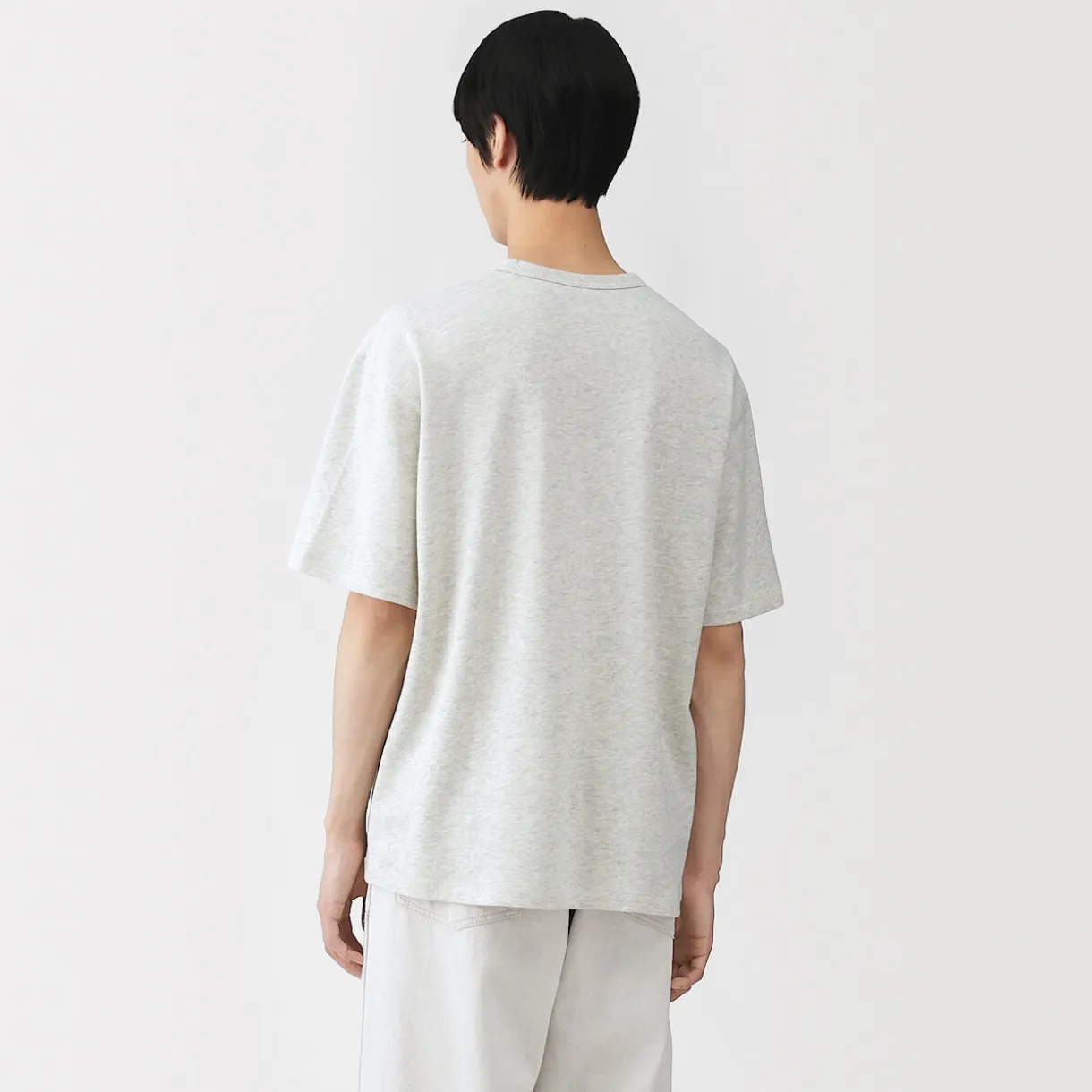 T-shirt en jersey bouclé de coton biologique pour homme