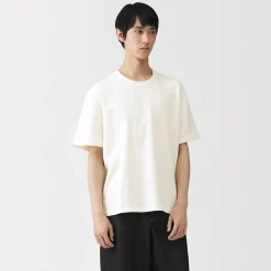 T-shirt en jersey bouclé de coton biologique pour homme