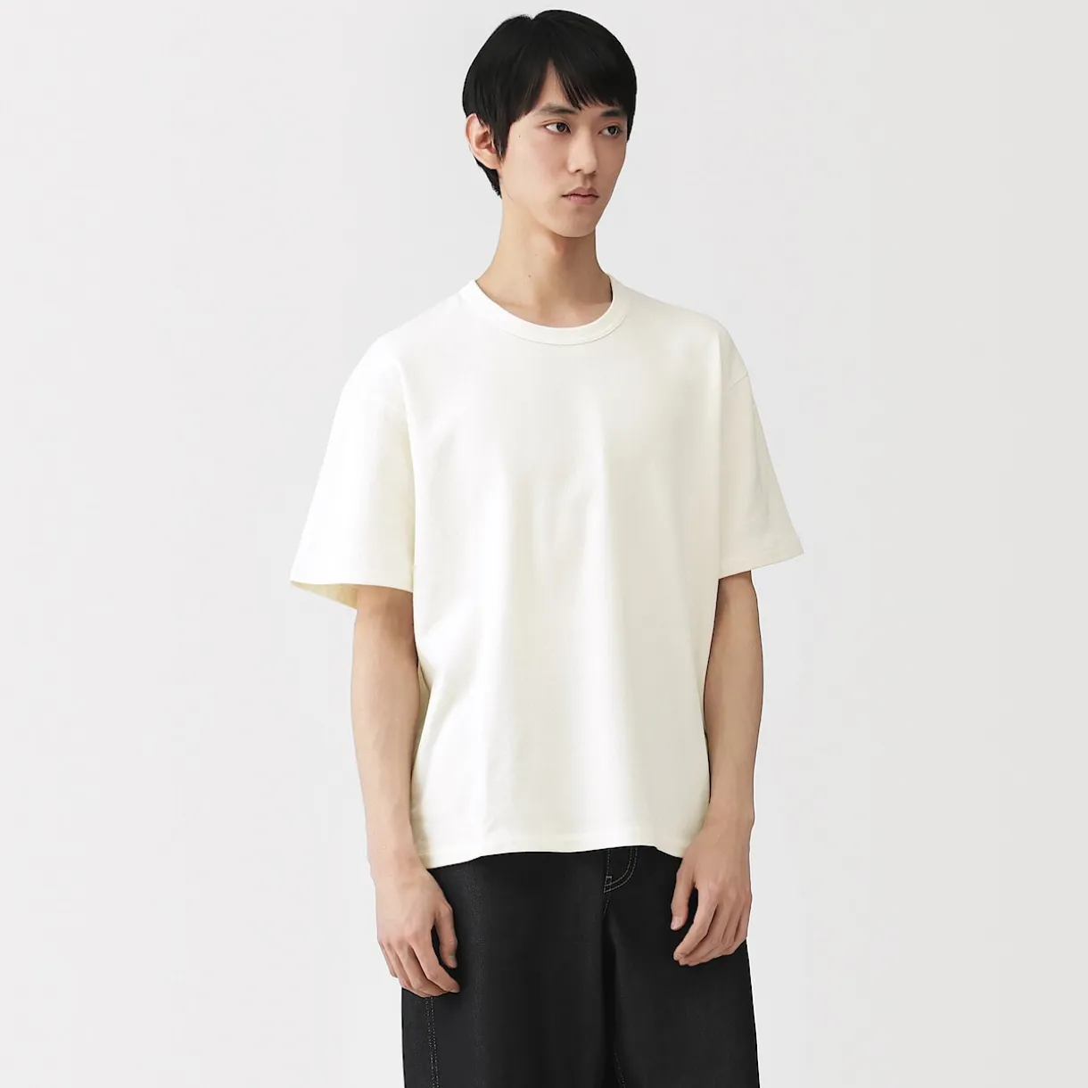 T-shirt en jersey bouclé de coton biologique pour homme
