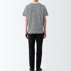T‐shirt en jersey de coton manches courtes homme