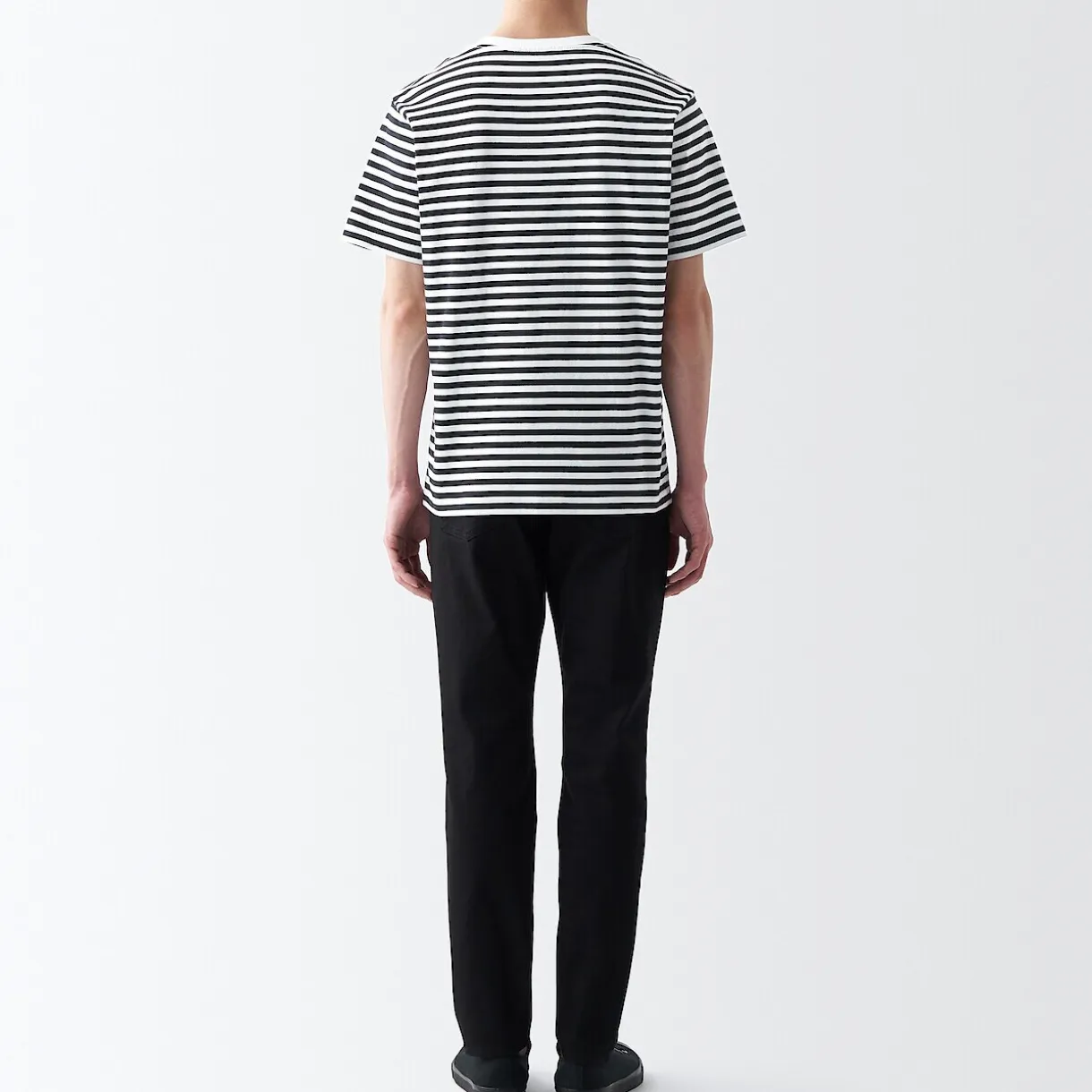 T‐shirt en jersey de coton manches courtes homme