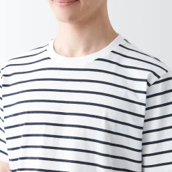 T‐shirt en jersey de coton manches courtes homme