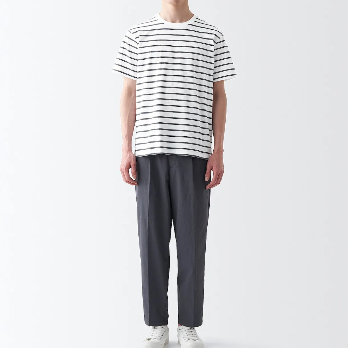 T‐shirt en jersey de coton manches courtes homme