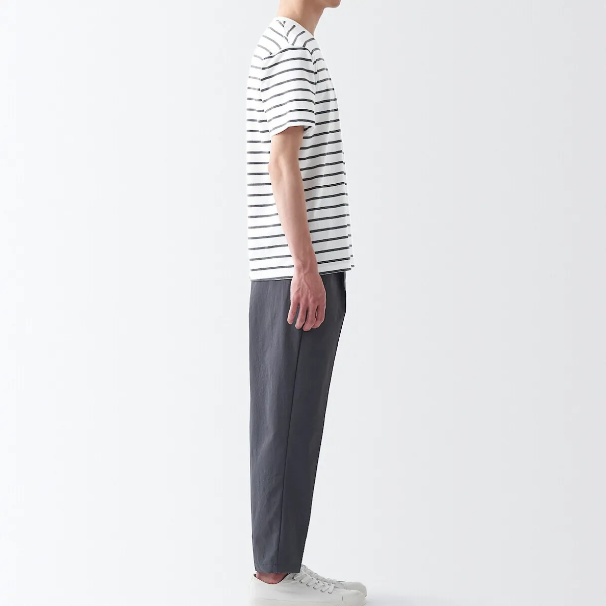 T‐shirt en jersey de coton manches courtes homme