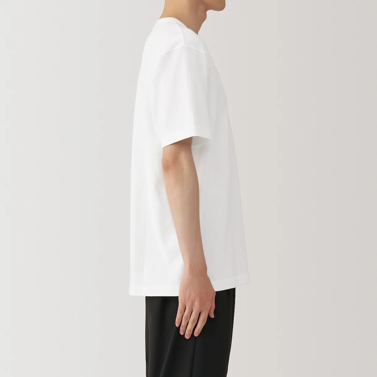 T‐shirt en jersey de coton épais manches courtes pour homme