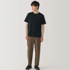 T‐shirt en jersey de coton épais manches courtes pour homme