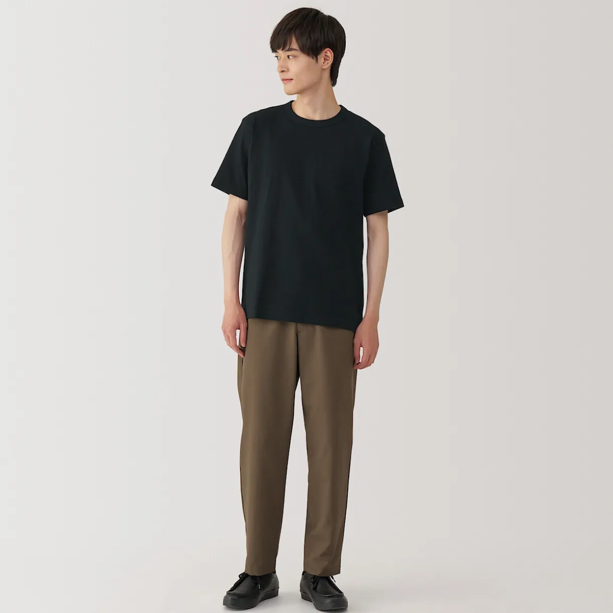 T‐shirt en jersey de coton épais manches courtes pour homme