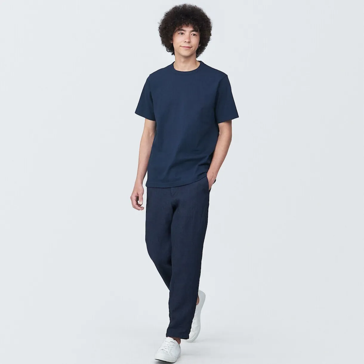 T‐shirt en jersey de coton épais manches courtes pour homme