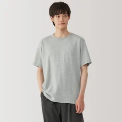 T‐shirt en jersey de coton épais manches courtes pour homme