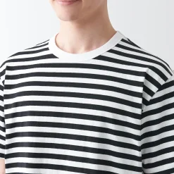 T‐shirt en jersey de coton épais manches courtes homme