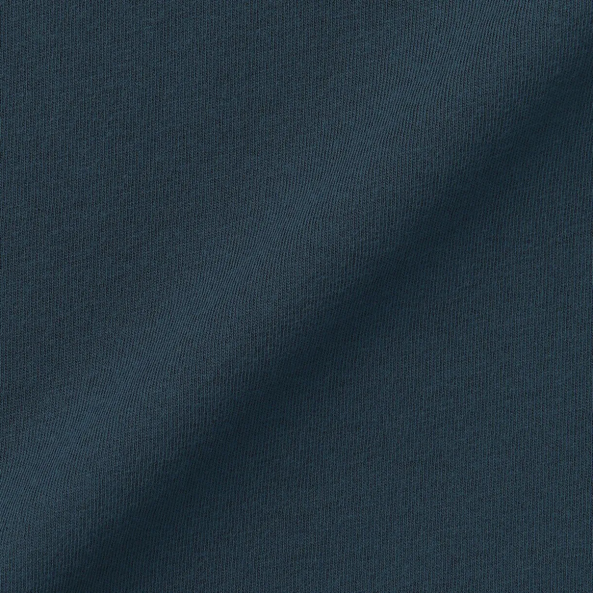 T‐shirt en jersey de coton lavé manches longues pour homme