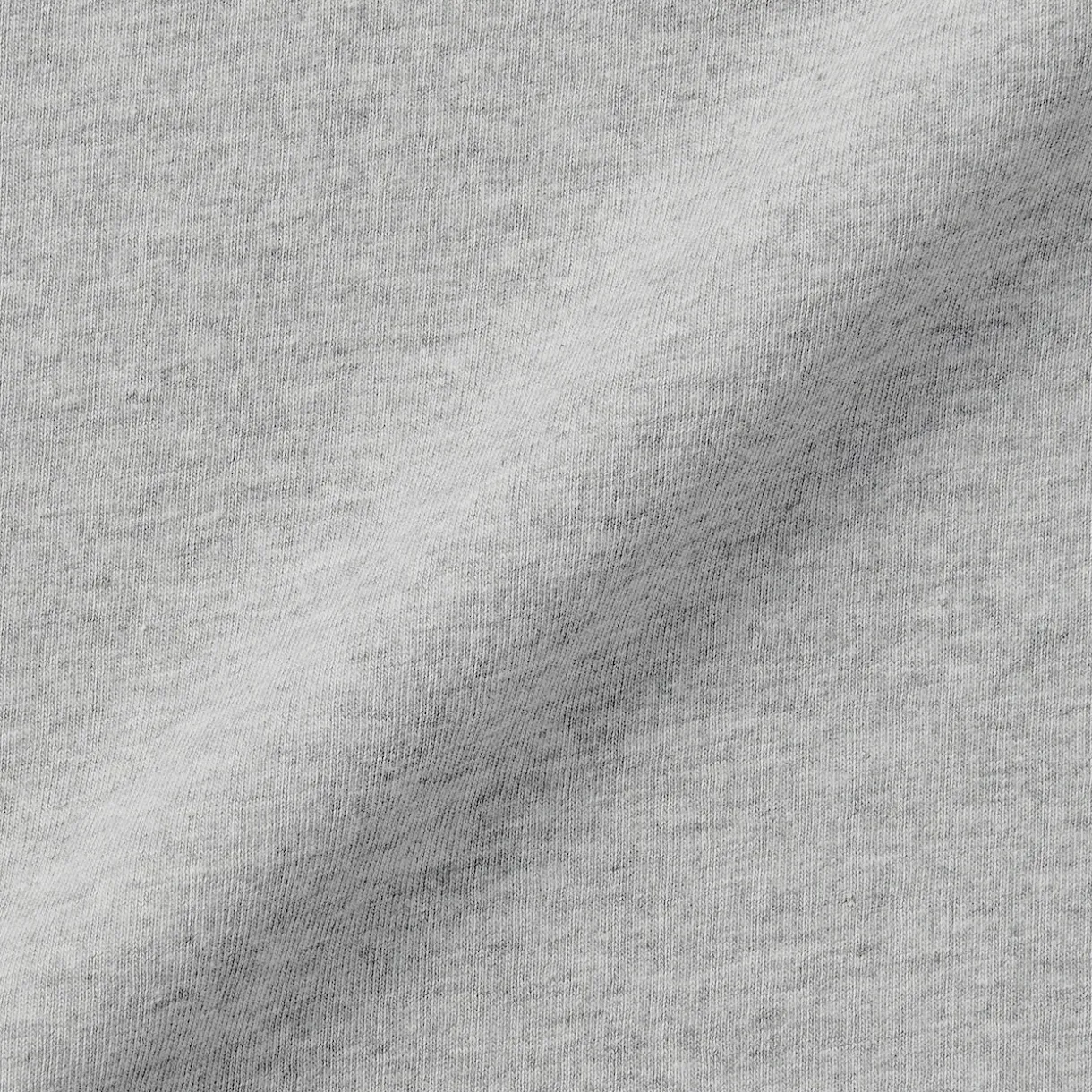 T‐shirt en jersey de coton lavé manches longues pour homme