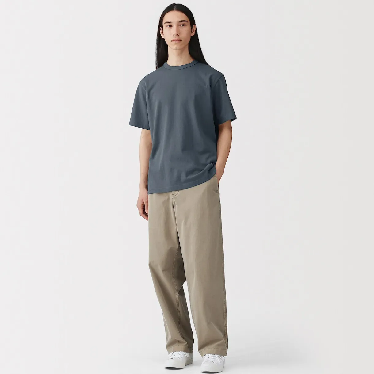 T‐shirt en jersey de coton épais manches courtes pour homme
