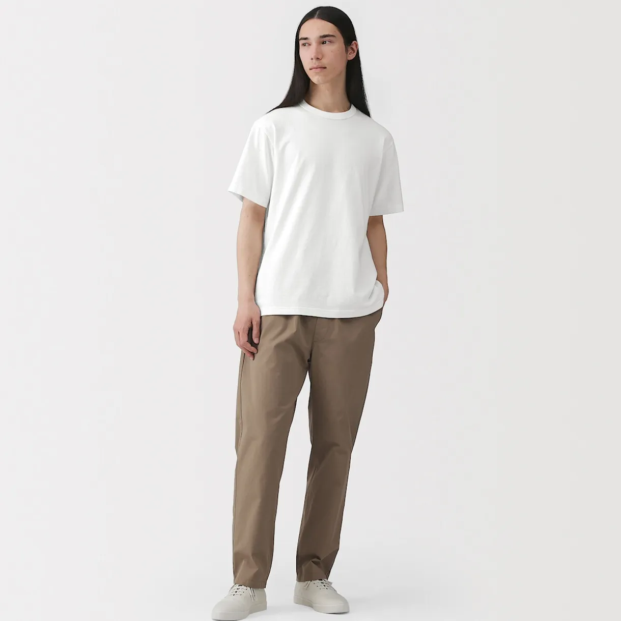 T‐shirt en jersey de coton épais manches courtes pour homme