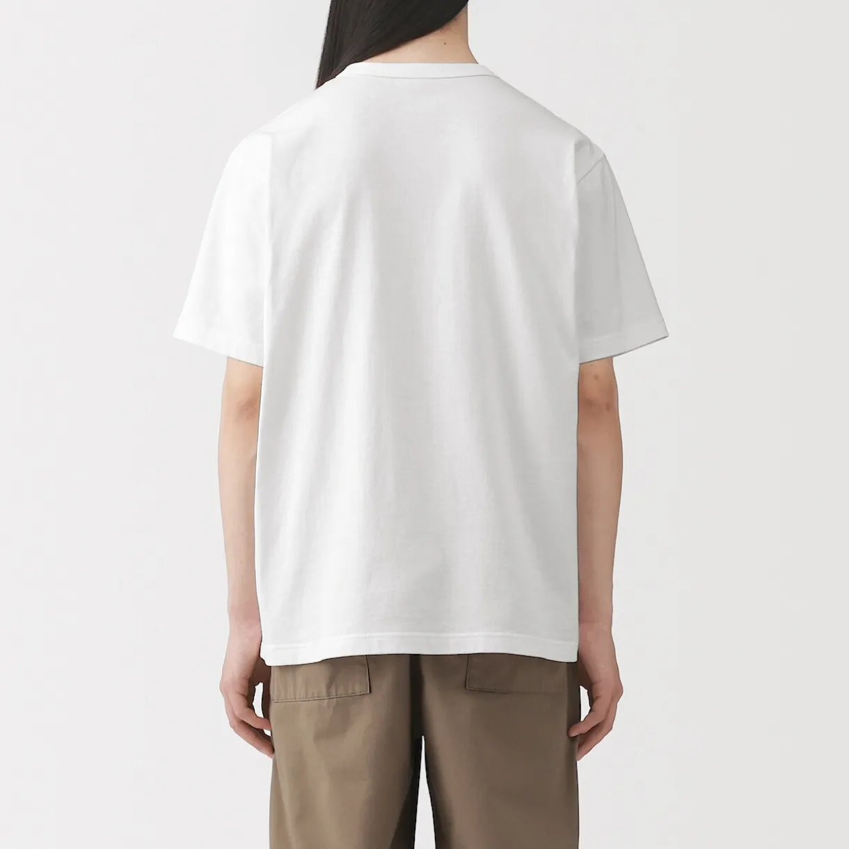 T‐shirt en jersey de coton épais manches courtes pour homme