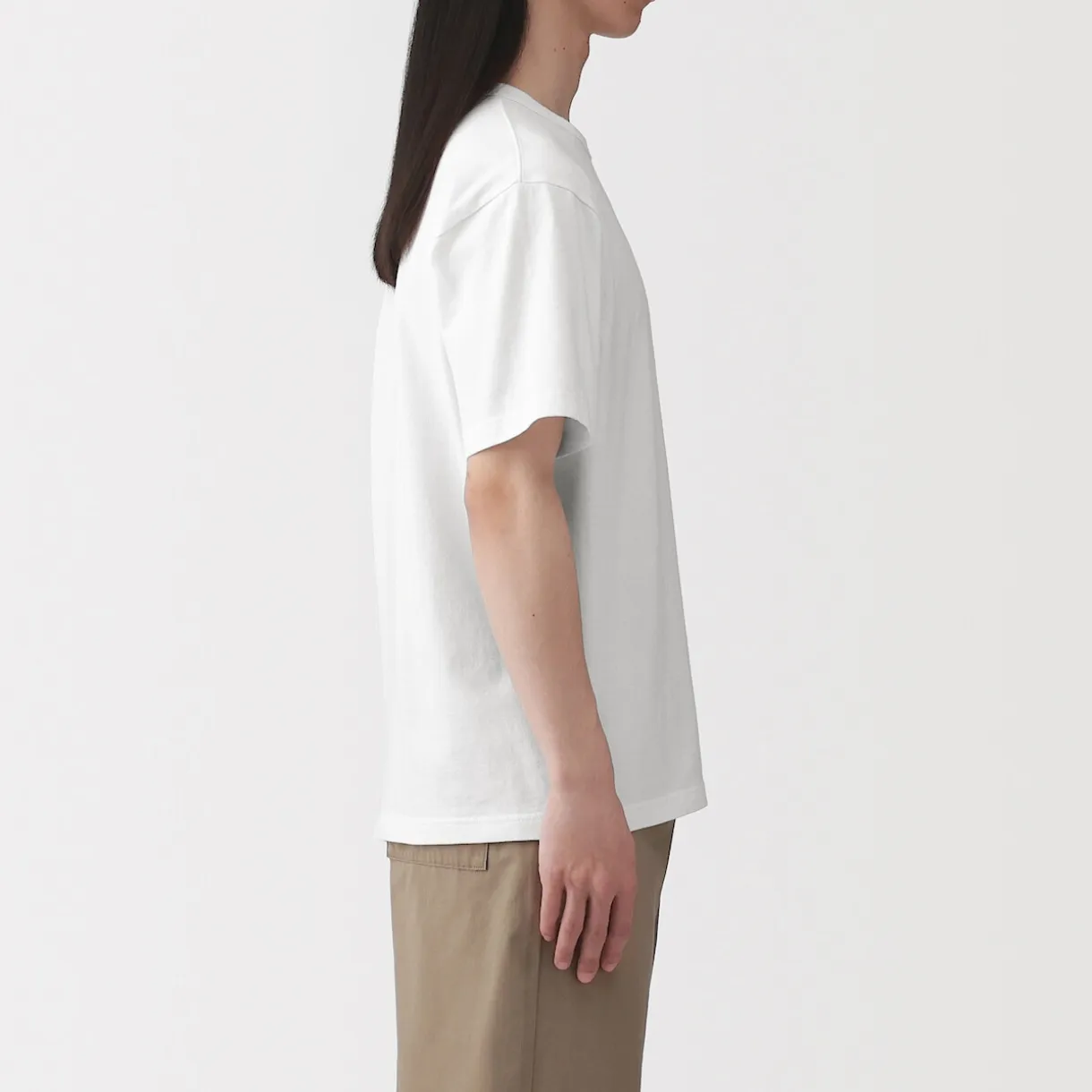 T‐shirt en jersey de coton épais manches courtes pour homme
