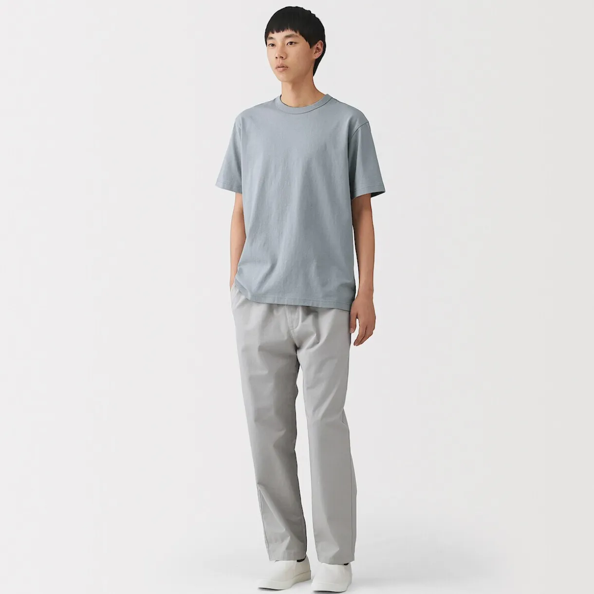 T‐shirt en jersey de coton épais manches courtes pour homme