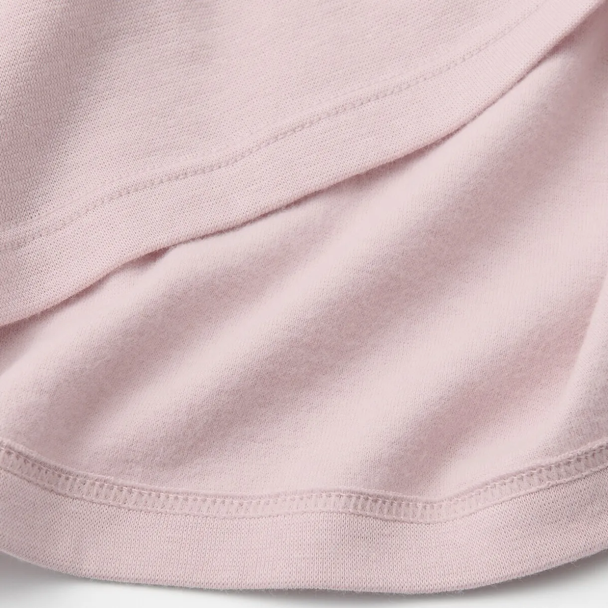 T‐shirt manches longues col rond en coton épais et chaud pour femme