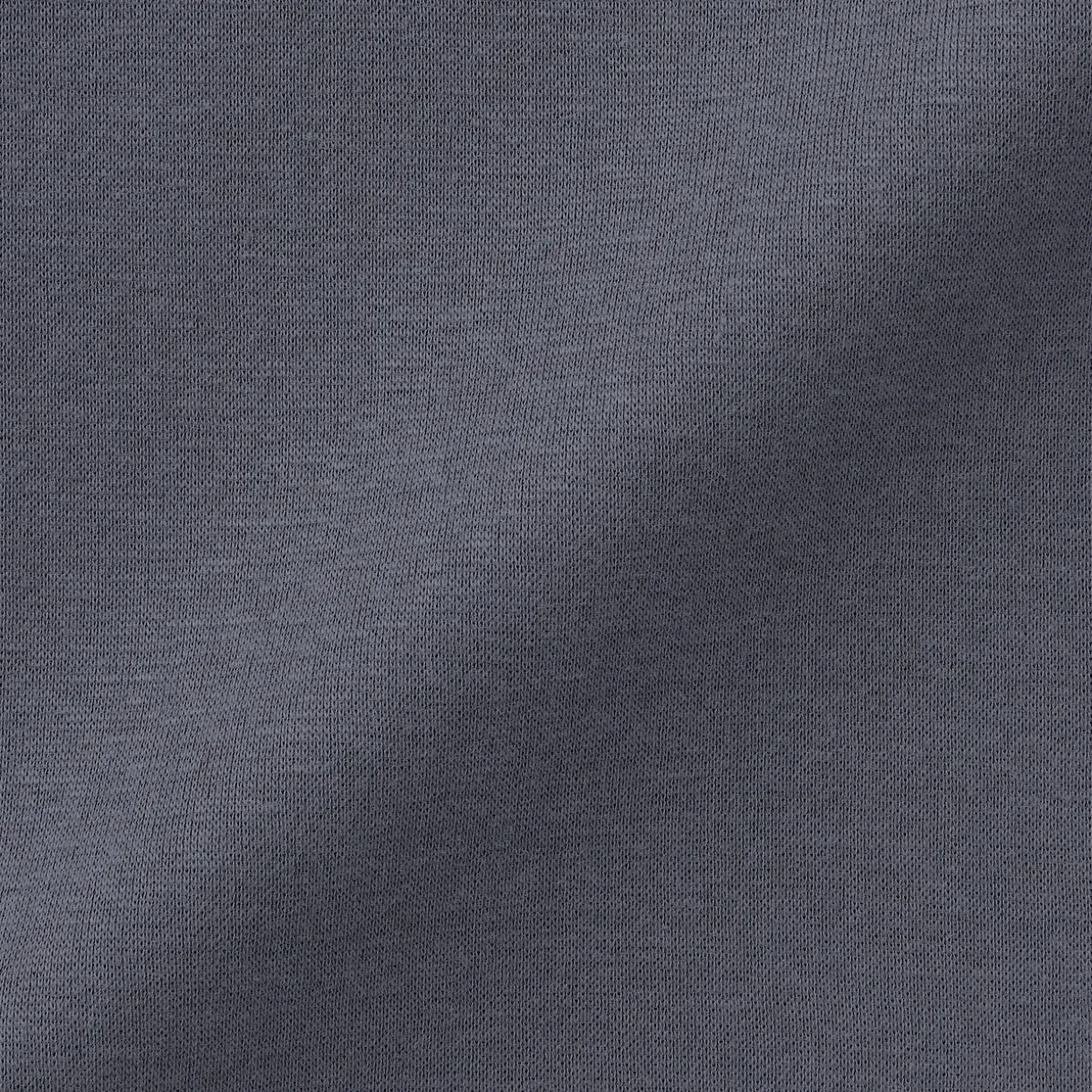T‐shirt manches longues col U en coton épais et chaud pour homme