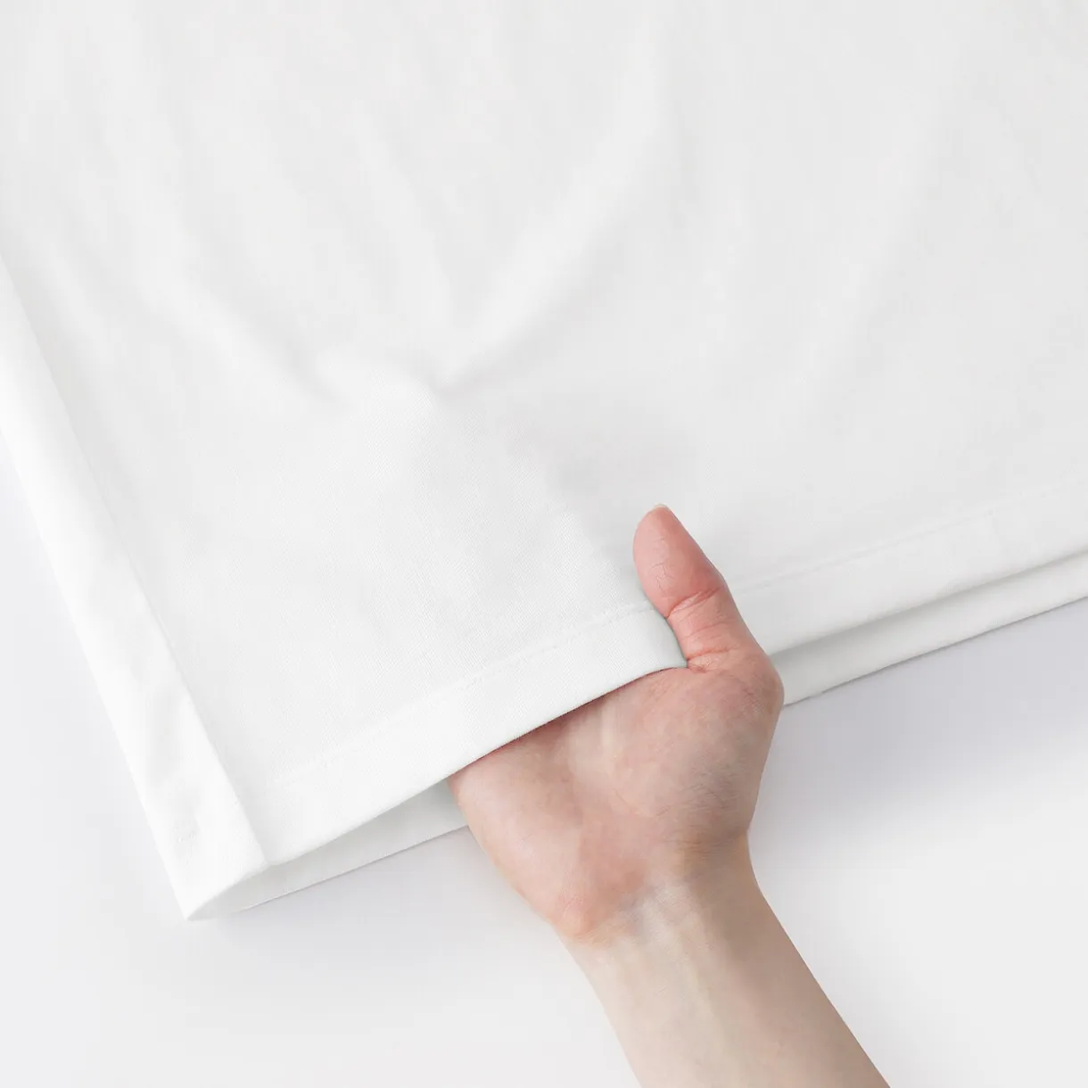 T‐shirt manches longues en coton mélangé pour femme