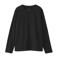 T‐shirt manches longues en coton mélangé pour femme