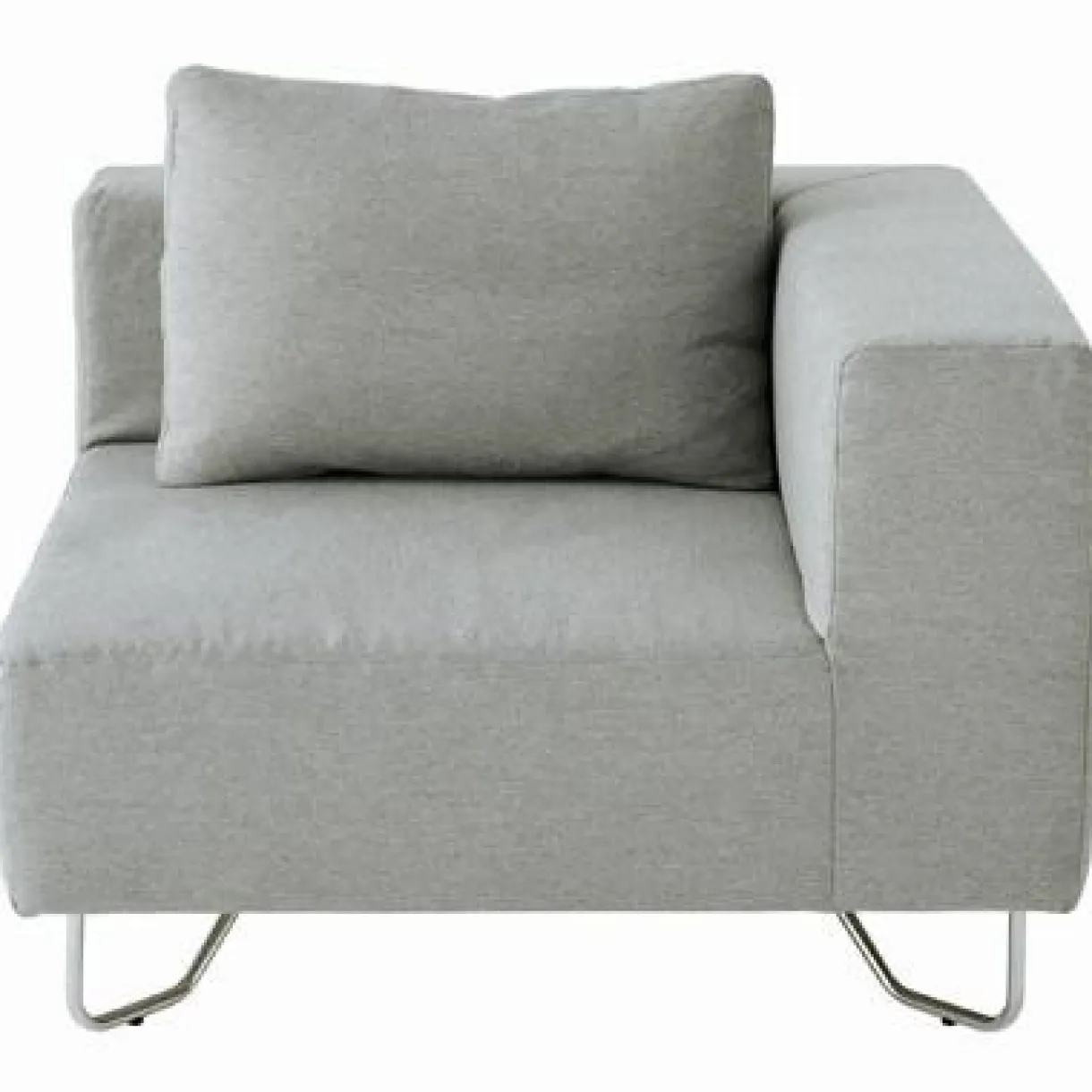 Unité d'angle de canapé modulable ‐ Gris (Dont Eco‐part. 6,50 €)