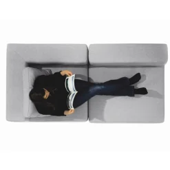 Unité de canapé modulable gris clair (Dont Eco‐part. 5,50€)