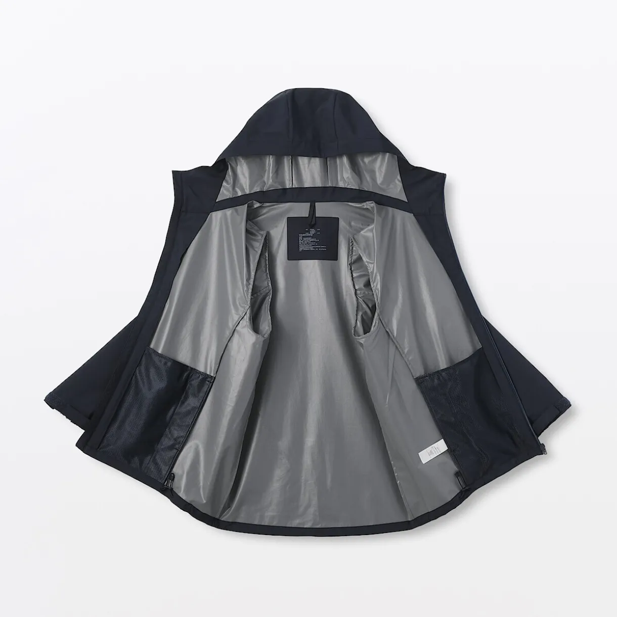Veste à capuche en polyester déperlante pour homme