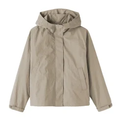 Veste à capuche pliante et déperlante pour femme