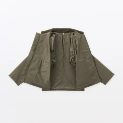 Veste à col montant en velours côtelé déperlant pour femme
