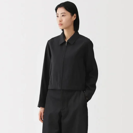 Veste courte en mélange de rayonne pour femme