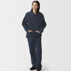 Veste de travail denim en kapok mélangé pour homme