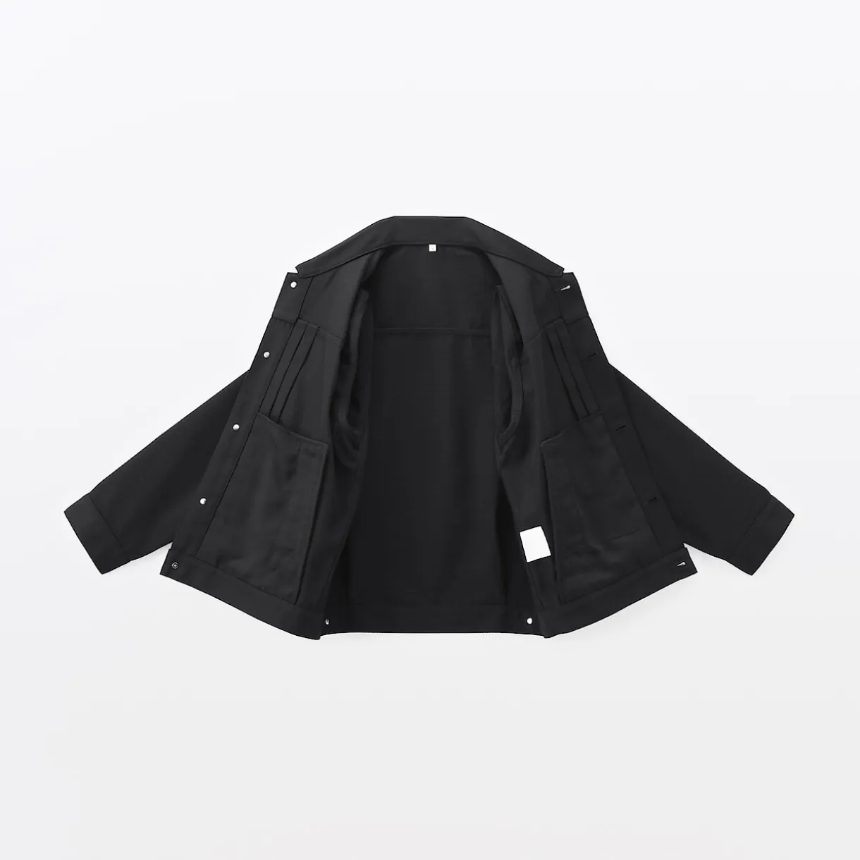 Veste en denim polyester recyclé pour homme